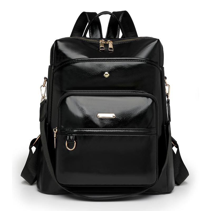 Модные винтажные дизайнерские женские рюкзаки, известный бренд, высококачественный кожаный дорожный рюкзак, женские сумки через плечо большой емкости