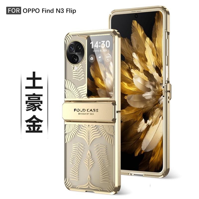 OPPO Find N3 Flip Case Electroplated Angel Wing Full Cover Hinge Protection PC Shell N2