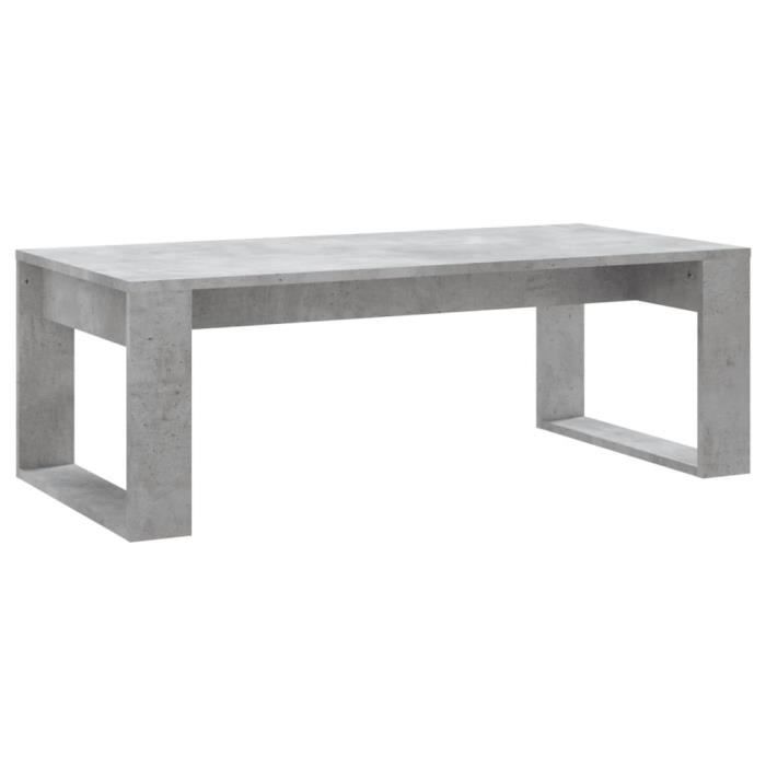 VidaXL Coffee Table Concrete Grey 102x50x35 Cm Engineered Wood 823362