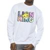 Disney Mens The Lion King Pattern Logo Sweatshirt