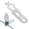 60Pcs White/Black Christmas Light Clips 1.8 x 2 x 8.5cm Outdoor Light Clips  Outdoor