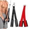 Biceps Tricep Rope Cable Attachment Handles Pull Down For Professional Gym Gantry Back Trainer