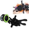 Archery Sight Aluminum Alloy 1 Pin Compound Bow Sight with Adapter for Bow Training Black