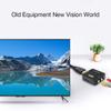 Мини-адаптер AV-HDMI, совместимый с RCA-HDMI конвертер HD 1080P 1920*1080 AV2HDMI, поддержка NTSC PAL, выход AV-HDMI