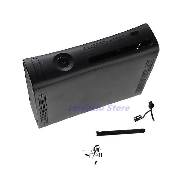1 набор корпуса-оболочки для игровой приставки XBOX 360 fat, защитный корпус-оболочка с кнопками для xbox 360 phat
