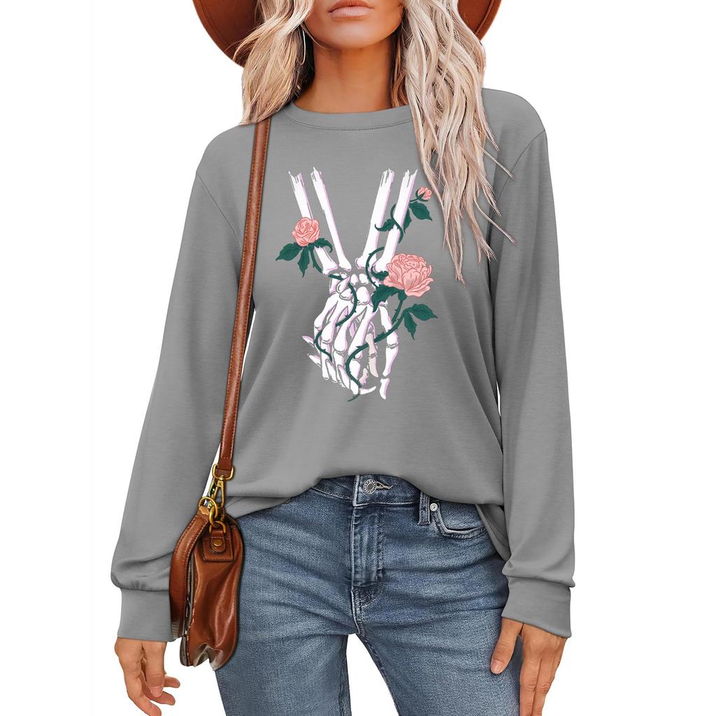 Женская мода рубашки с длинным рукавом свободные облегающие с круглым вырезом базовые топы повседневные наряды