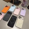 Магнитный чехол-присоска для телефона Apple 11-17 Pro, Большое окно, Подходит для 12-14 Plus