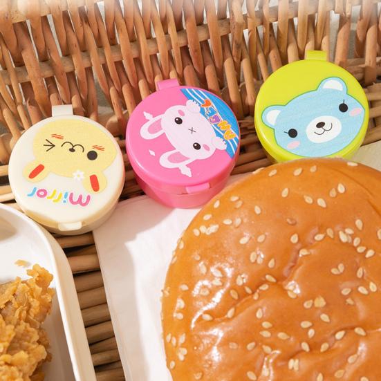 1 Набор Креативная форма бутылки для соуса Пыленепроницаемый Компактный размер Очаровательный внешний вид Многоразовый пластик