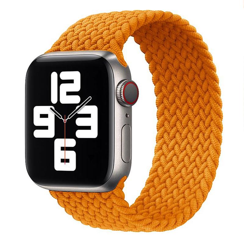 Плетеный ремешок из нейлоновой ткани Solo Loop для Apple Watch Band 44 мм 40 мм 38 мм 42 мм эластичный браслет для Iwatch Series 6 SE 5 4 3