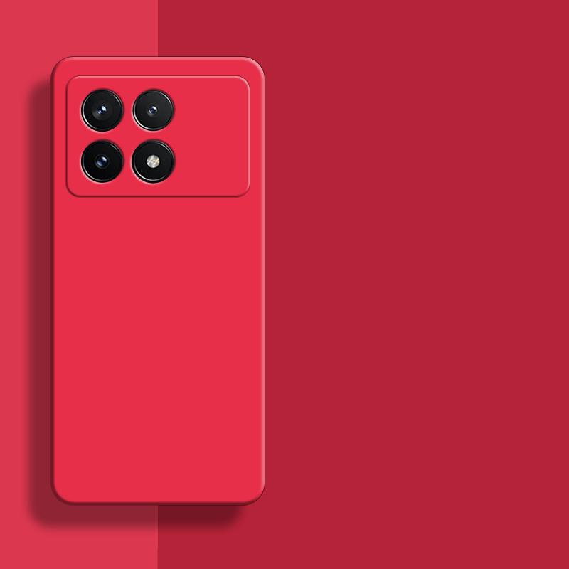 Для POCO F6 Pro Чехол для POCO F6 Pro 5G Чехол 6,67 дюйма Оригинальный жидкий силиконовый резиновый противоударный бампер для Xiaomi POCO F6 Pro