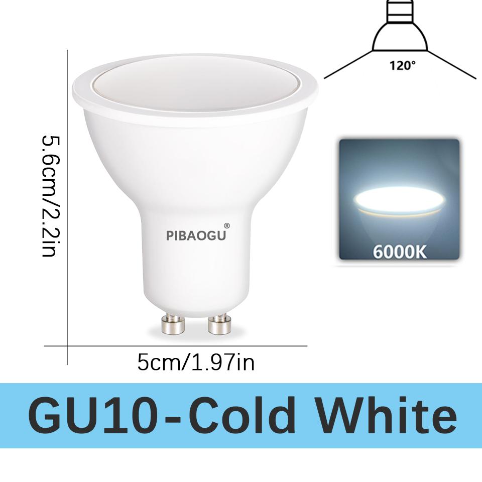 10PCS GU10 LED Light Bulb Lamp AC220V 3W 6W 9W 12W Dimmable Led Spotlight Led Lamp Bulb For Living Room Home Decoration Lighting
