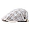 Eternal Leaf Hunting Британская Традиционная Клетка и Один Размер Подходит Шляпа FT11007, Клетка, Мужская Женская, Все, (01.тип1 Белый)