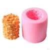 Silicone Cylinder Fondant Cake Sugar Candle Decor Pink DIY Baking 3D