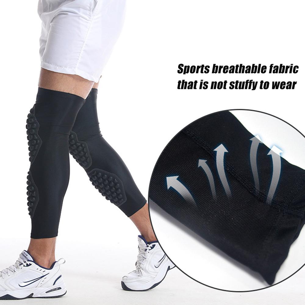 1 шт., компрессионный рукав для ног, бедра, 1 шт., спортивные защитные приспособления, подтяжки на голень, поддержка футбола, спорта, молодежи, детей и взрослых