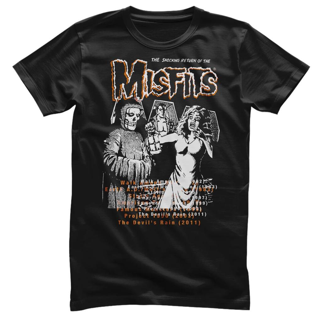 Официально лицензированная мужская футболка Misfits Shocking Return