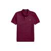 Polo Футболка-поло с коротким рукавом Детская Летняя коллекция 2023 Однотонная Вышивка логотипа Пуловер Детские топы Бордовый 323720732-001