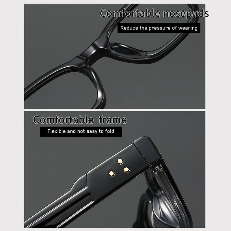 Новые классические квадратные очки для чтения, оправа для очков, мужские очки для пресбиопии, женские очки, диоптрии +0.5+0.75+1.25+1.75