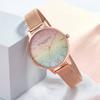 Авторизованный дистрибьютор Olivia Burton Watch Ladies ob16rb18 Rainbow Glitter Dial Rose Gold Mesh 34 мм [OLIVIA BURTON] [Rainbow] &