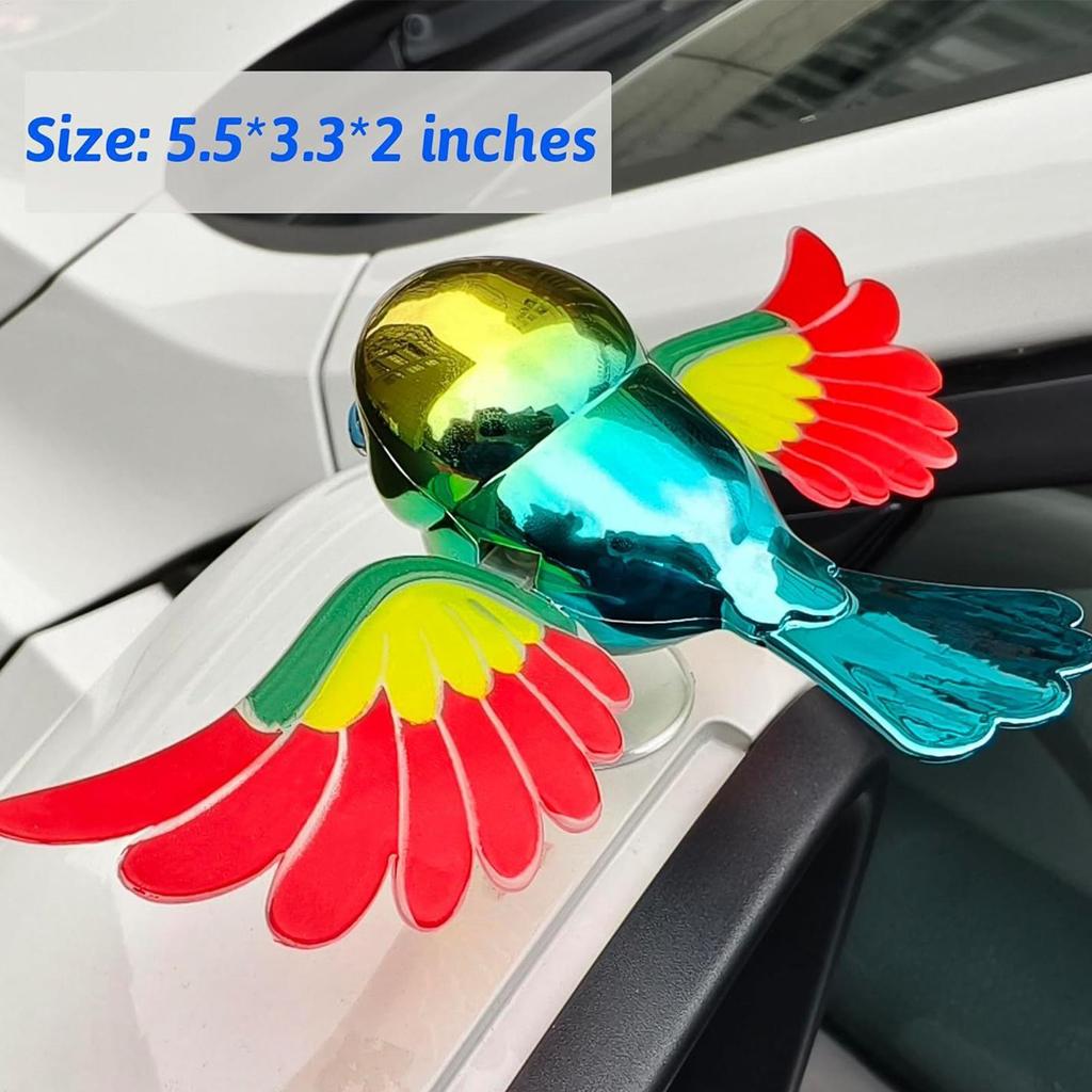 Rearview Mirror Accessories Wind-Powered Funny Cute Car Dashboard Decor Mirror Accessories For Truck Motorcycle Dashboard Hood
