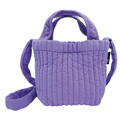 1229 Стеганая мини-сумка через плечо SC Babylou Flat Ible [Rootote] (Лиловый)