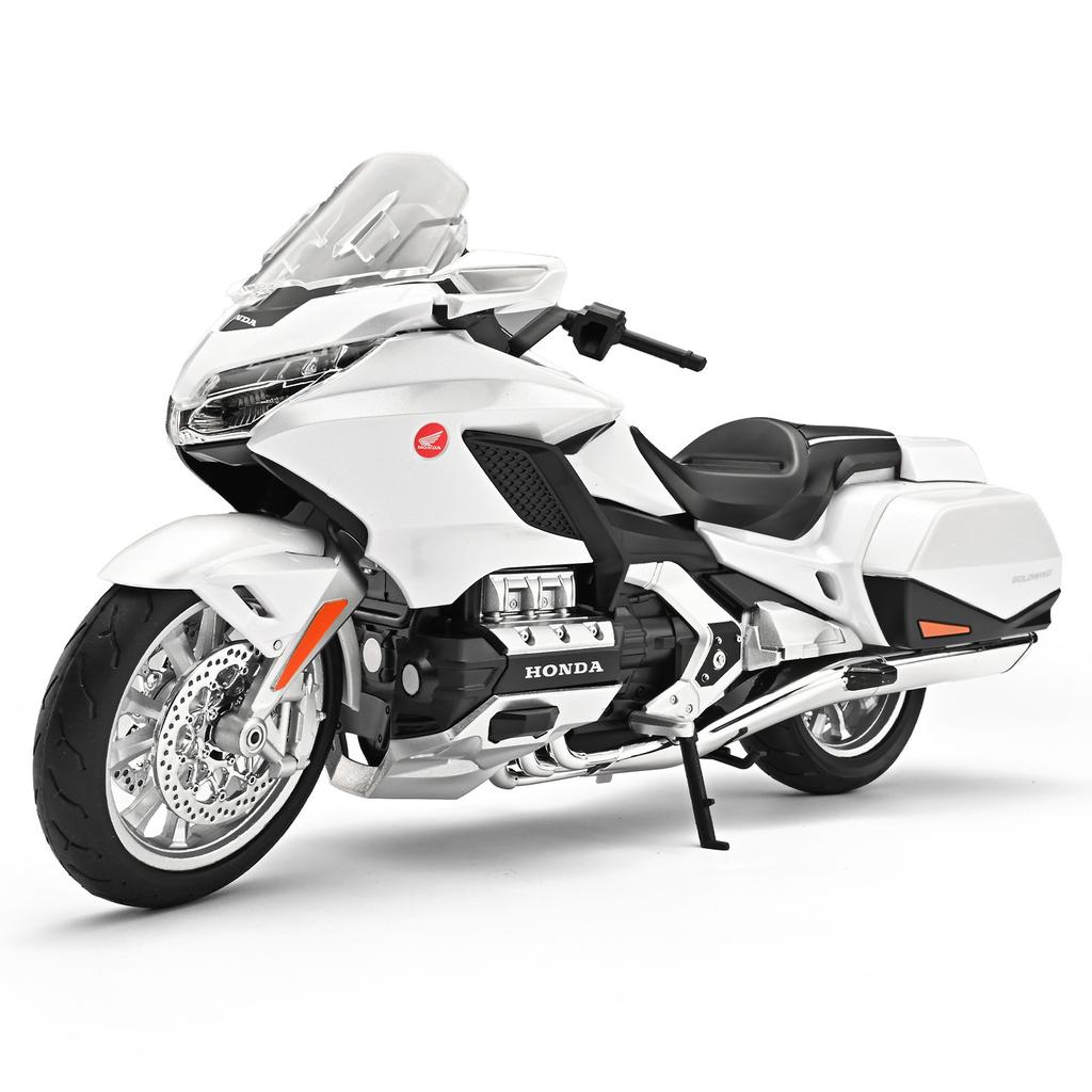 1/9 HONDA Gold Wing GL1800 Сплав Спортивная Модель Мотоцикла Литьевой Металл Модель Туристического Мотоцикла Звук Свет Детская Игрушка Подарок