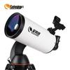 Автоматический телескоп Celestron LCM127DX с функцией поиска звезд, HD-оптикой, высоким увеличением и большим диаметром объектива для астрономических наблюдений.