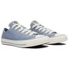 Converse All Star Comfortable and Versatile Non-slip Wear-resistant Low-top Skate Shoes Unisex Blue and White