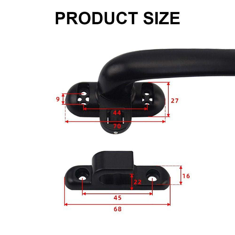 Плоская открытая дверь 50 Нажимная оконная ручка Алюминиевый сплав 7 Тип ручки Профессиональная оконная ручка