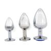 Анальная пробка из нержавеющей стали, металлическая, для страсти пары, секс-игрушки, точка G, анус, анальная стимуляция, анальное расширение