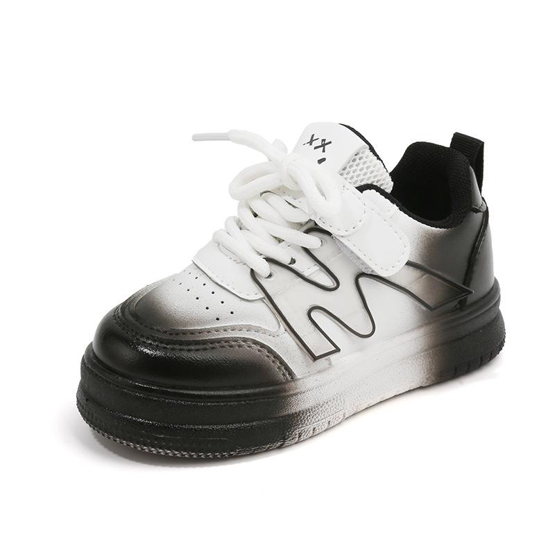 Новые кроссовки для мальчиков и девочек в университетском стиле, удобные износостойкие повседневные туфли с мягкой подошвой на липучках