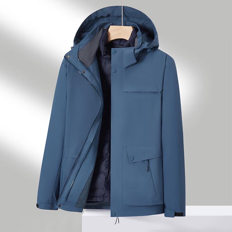 Унисекс outdoor куртка 3-в-1 с пуховым наполнителем Fengxun FXHR7018-1