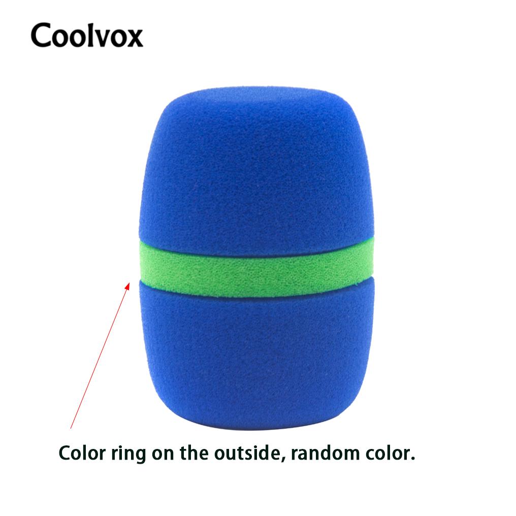 1pcs Flat Multi Color Foam Wireless Wired Microphone Sponge Cover Soft Foam Microphone Foam Windscreen for Shure Microphone