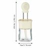 230ml Oil Bottle Silicone Basting Brush Oil Pot Dust-proof 2 in 1 Oil Dispenser Brush  Kitchen