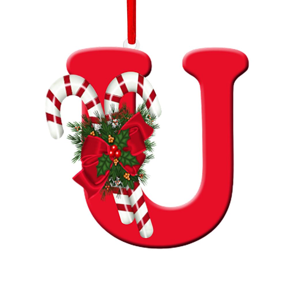 26 Letter Christmas Tree Hanging Personalized Christmas Letter Decoration