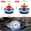 Car Motorcycle Styling D1 Spec Thermo Radiator Cap Tank Cover Water Temperature Gauge with Utility Safe 0.9 Bar/ 1.1 Bar/1.3 Bar