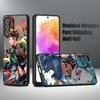 Японский аниме Demon Slayer для Samsung A73 A72 A54 A53 A52S A34 A32 A33 A24 A23 A22S A02 Lite матовый полупрозрачный чехол для телефона