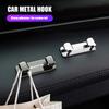 TFHM4 Car Logo Double Hooks Storage Hanging Holder Accessories For Mercedes Benz AMG A B C E G CLA W211 W203 W204 W210 W124 W206