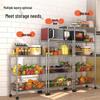 Nordic Style Multi-Tier Kitchen Storage Rack