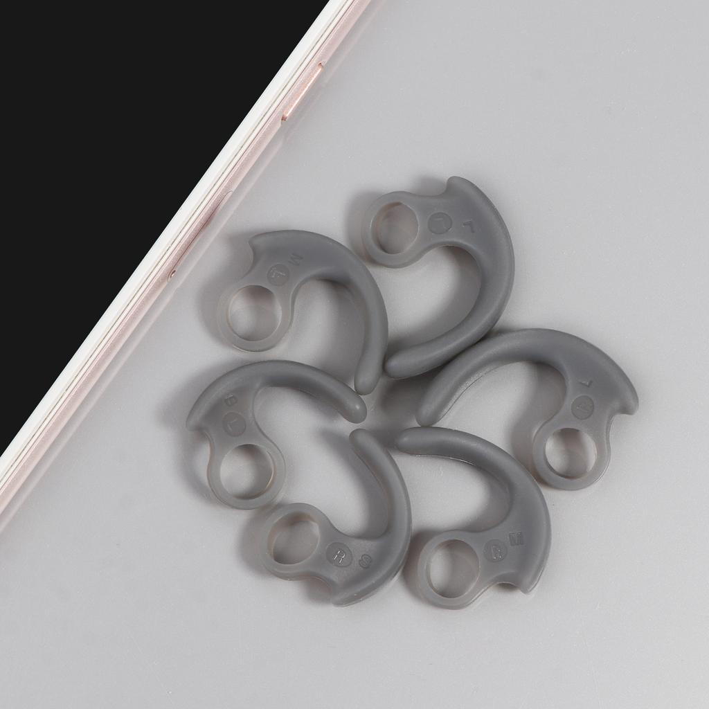 3 пары мягких силиконовых амбушюров для наушников, силиконовый чехол, крючки-вкладыши, аксессуары для наушников, вкладыши