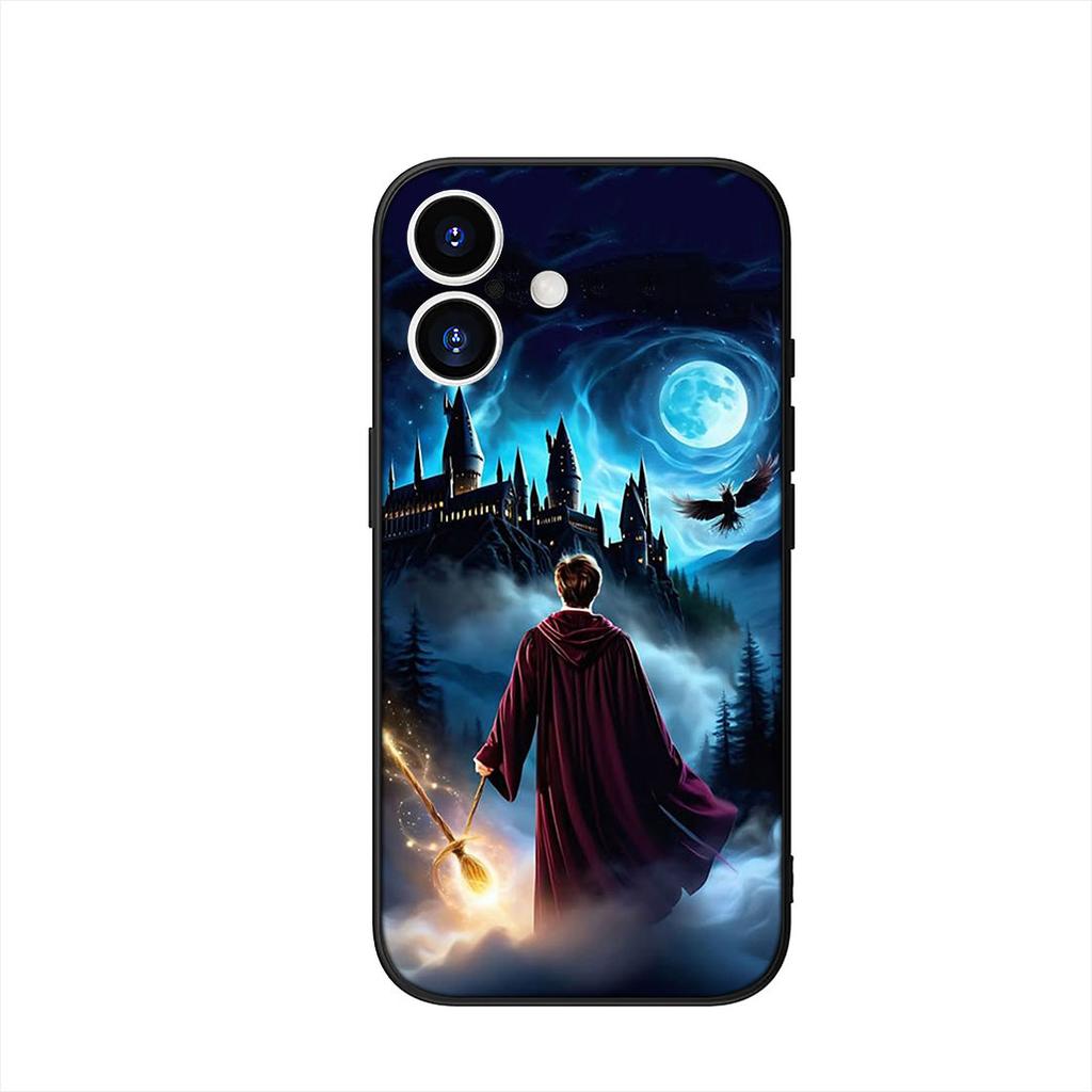 Art Owl Harries Wand Potters Phone Case for Samsung Galaxy A55 A54 A25 A36 A17 A26 A35 A33 A34 A14 A37 S8 S9 S20 S21 FE S10 Plus