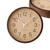 KATOMOKU muku clock 2 Brown Wall Continuous Second Diameter km-45BRRC Clock, Hand, 30.0cm (Radio-controlled)