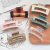 Vintage Claw Clip Hair Clips Colorful Solid Color Geometric Shape Hair Clips for Women Hair Claw Hairclip Girls Hair Accessories
