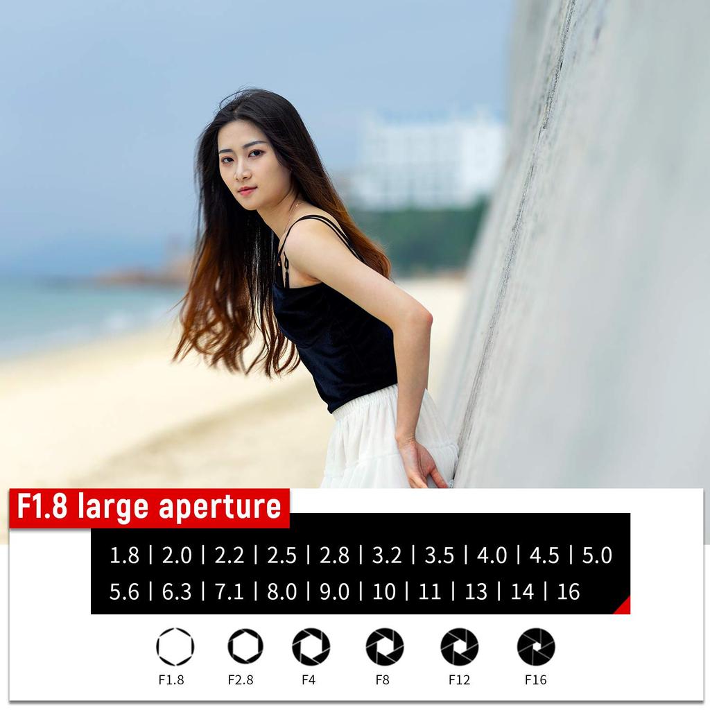 VILTROX AF 85mm F1.8 FE STM Prime Lens Eye AF Compatible for E-mount Full-Frame E-mount Interchangeable Lens F1.8 Large Aperture