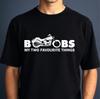 Bikes & Bo*bs My Two Favourite Things T-Shirt Funny Mens Biker Motorcycle Tee