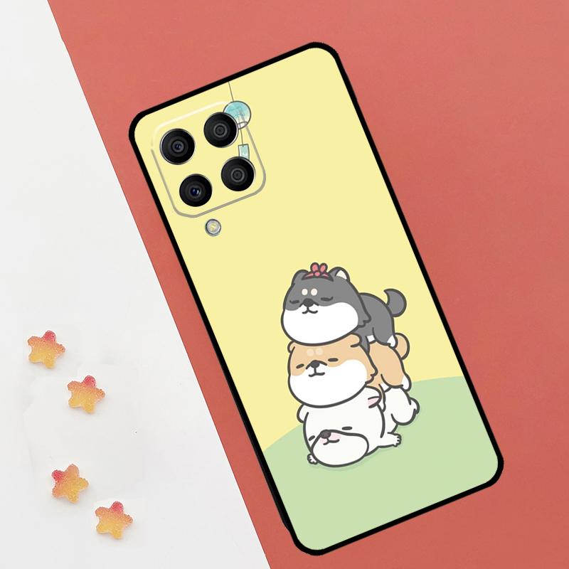 Cute Shiba Inu For Samsung Galaxy M13 M33 M12 M32 M52 M11 M21 M31 M35 M53 M55 M15 M14 M34 M54 M06 M16 Case