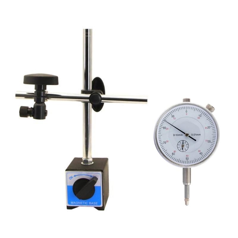 Adjustable Angles Magnetic Face Gauges with Corrosion Resistant Metal Base Easy To Use for Industrial Workshop Laboratory