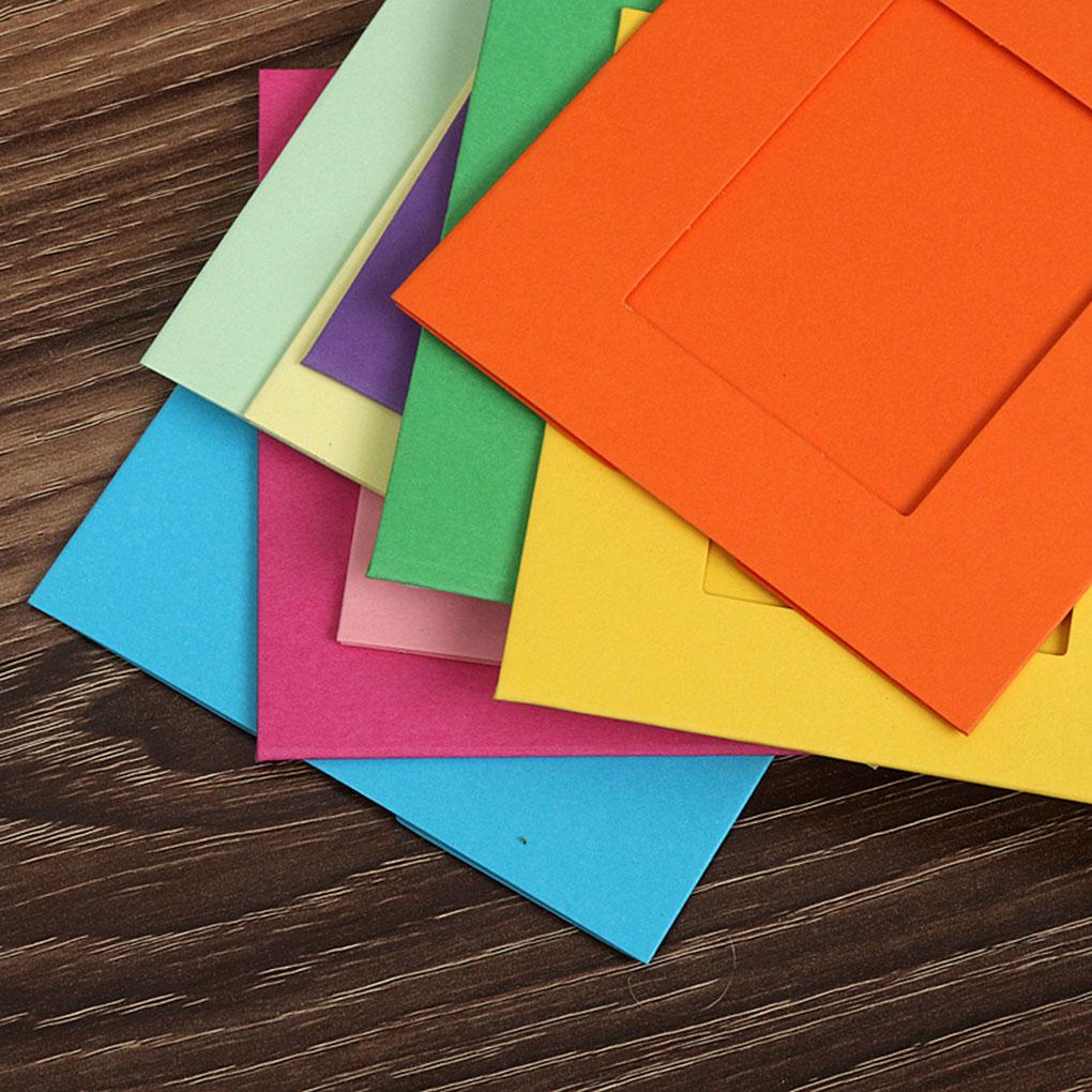 KOGOTA 10 шт. цветная бумага фото DIY настенная гирлянда клипса для подвешивания фотографий рамка для альбома украшения для вечеринки