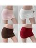 Эластичная Мини-Юбка Bodycon с Высокой Талией - Сексуальная, Стройнящая, Фасон-Футляр для Весны/Лета