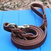 Плетеный искусственный поводок для собак, подарок, немецкий прогулочный кожаный поводок для дрессировки овчарки, товары для домашних животных