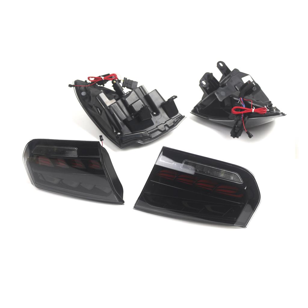 L&R Smoked LED Tail Lights Rear Lamp Assembly For BMW 3 F30 F80 M3 2013-2018